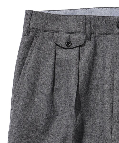 BEAMS+（ビームスプラス） パンツ BEAMS PLUS / 2プリーツ フランネル