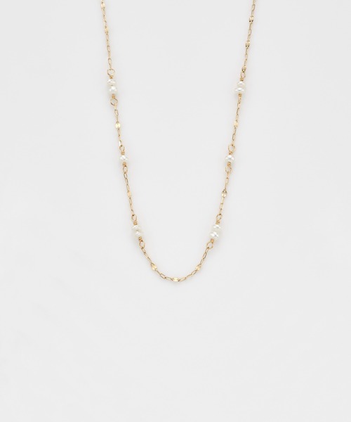 agete（アガット） ネックレス K10パールネックレス レディース