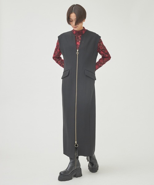 EBONY ワンピース 「EBONY/エボニー」ジップロングドレス : ZOZOTOWN