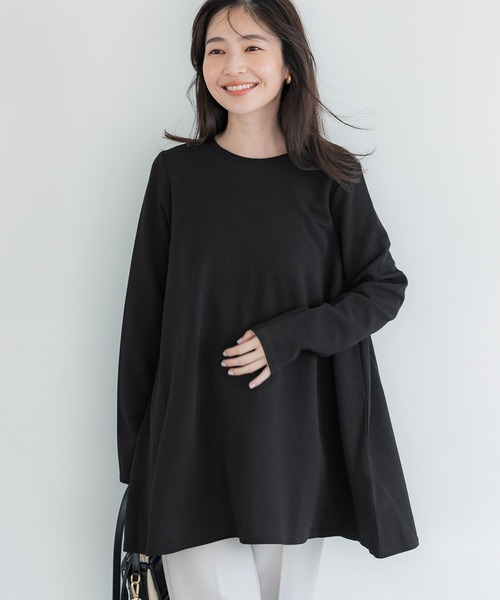 coca（コカ） tシャツ ＼新色登場／エンボス加工Aラインフレア
