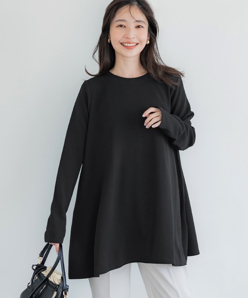coca（コカ） tシャツ ＼新色登場／エンボス加工Aラインフレア