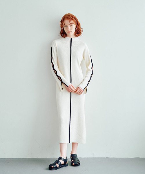 EMMA LIMBER（エマリンバー） ワンピース Bicolor Rib Knit Onepiece