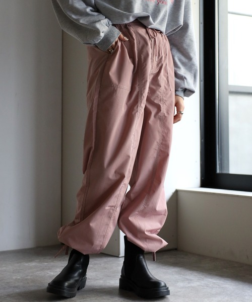 sakishimatokyo カーゴパンツ ナイロンカーゴパンツ レディース