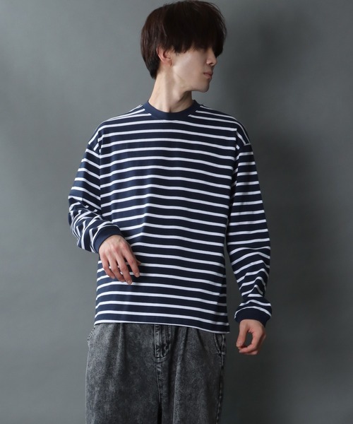 SITRY（シトリー） tシャツ Heavy weight border T-shirt
