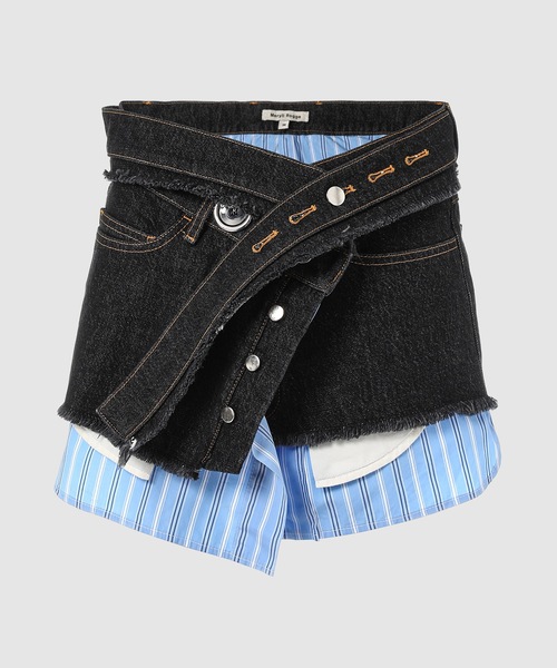 Meryll Rogge（メリル ロッゲ） スカート DENIM WRAP MINI SKIRT W