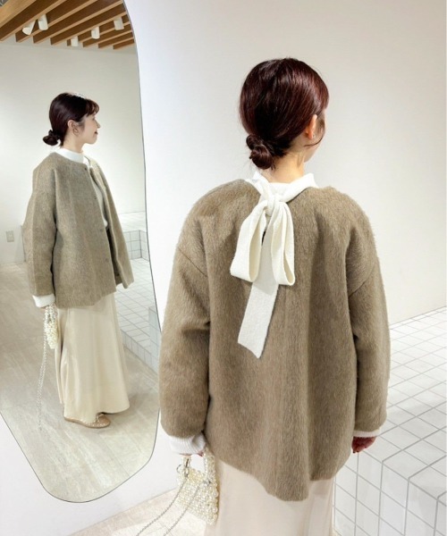 flower ニット リボンタートルニット レディース : ZOZOTOWN Yahoo!店