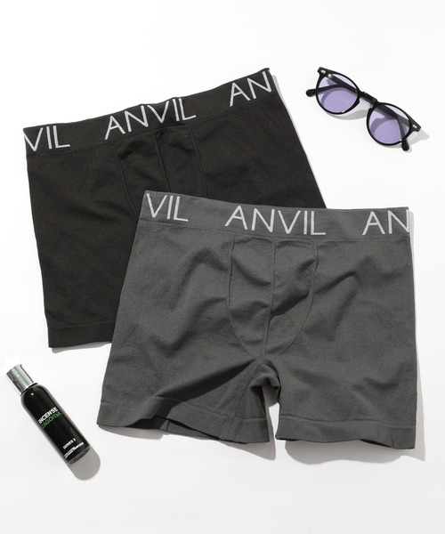 anvil（アンビル） ボクサーパンツ 「ANVIL」2Pナイロン成形ボクサー