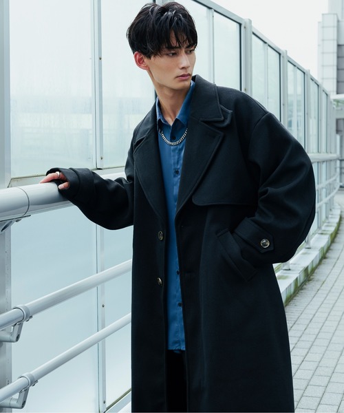 Ellno Loset（エルノロゼット） チェスターコート コート バックヨーク