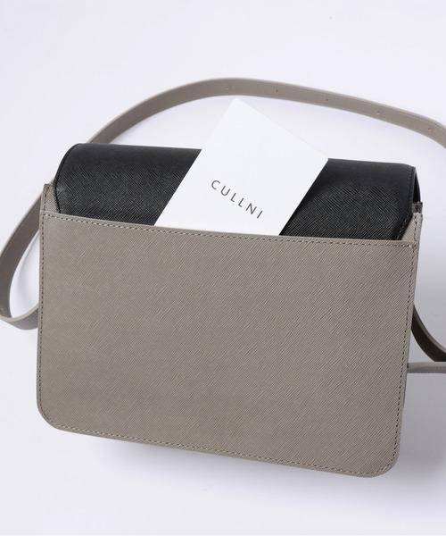 CULLNI（クルニ） ショルダーバッグ Leather Flap Shoulder Bag メンズ