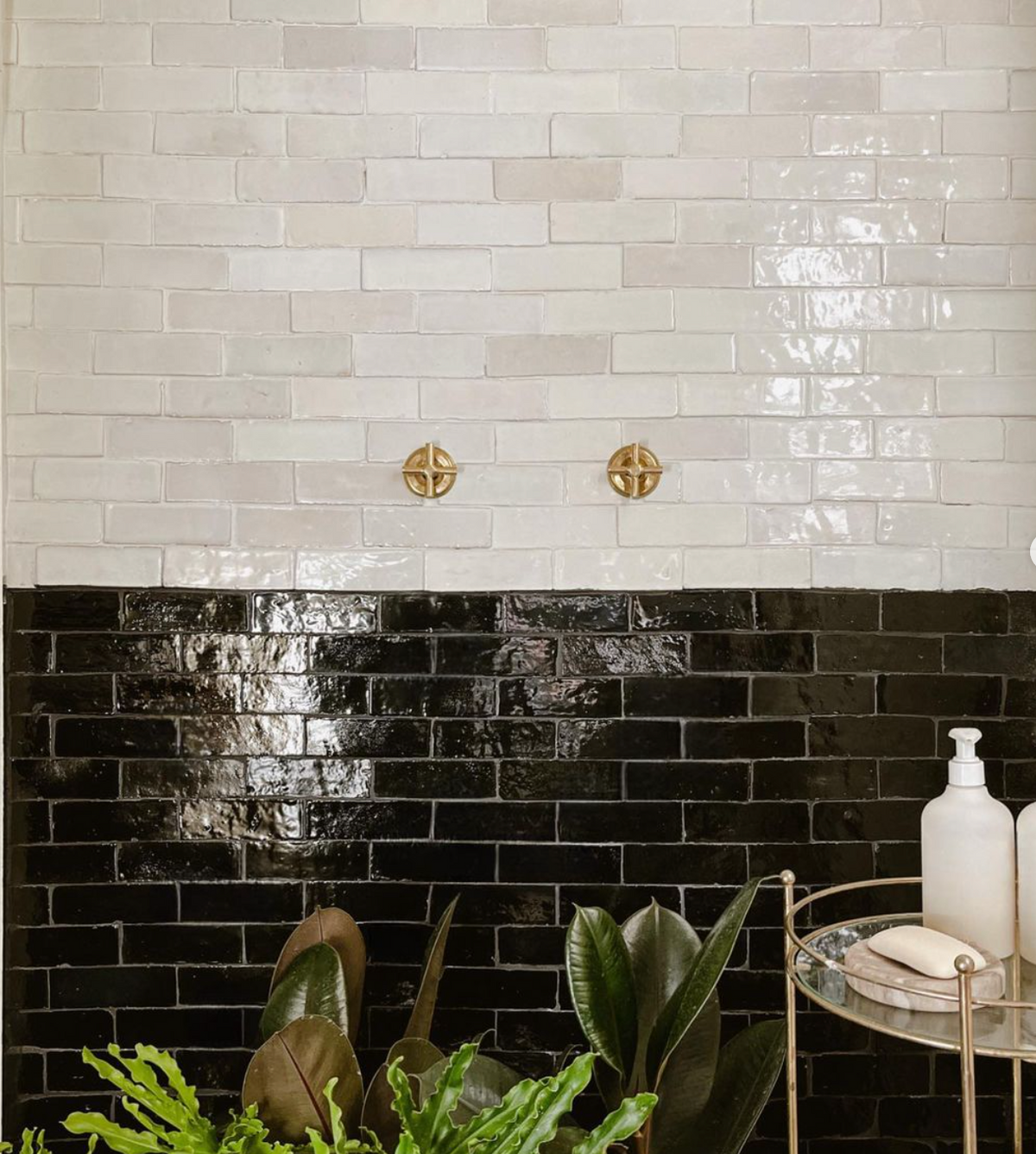 Carbon Black 2x6 Bejmat Zellige – Zia Tile