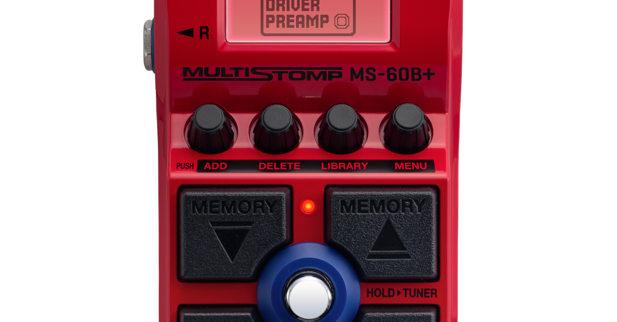 ZOOM MS-60B+ MultiStomp | ZOOM