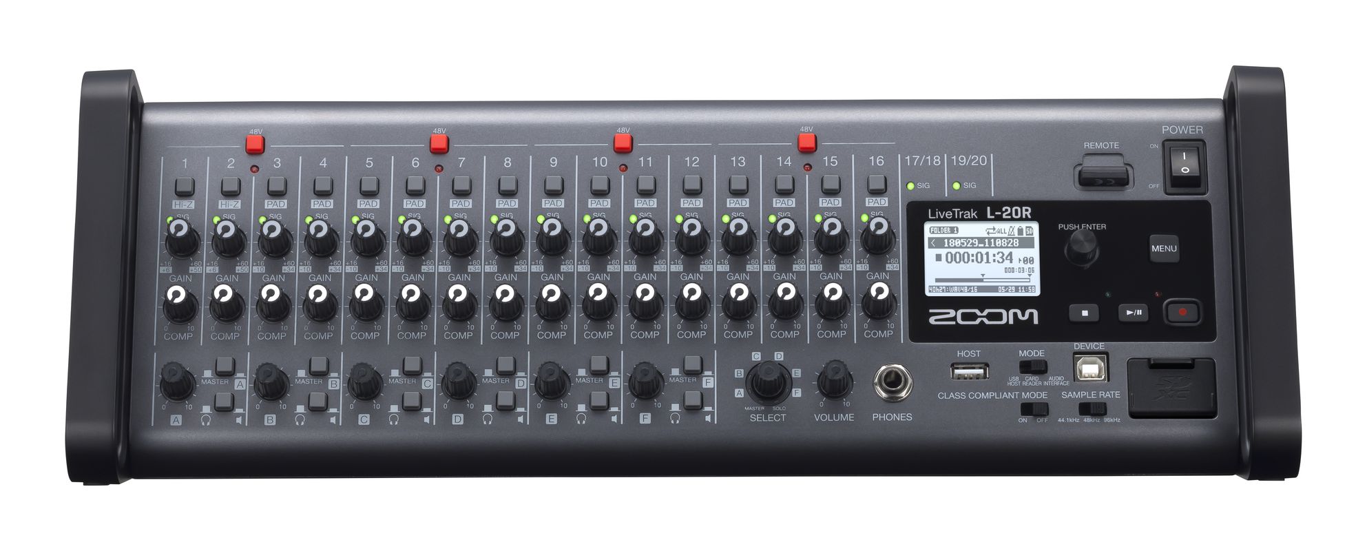 LiveTrak L-20R | ZOOM