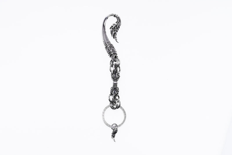 Tibetan Dragon Dorje Key Chain：Silver｜チベタンドラゴン・ドージェ