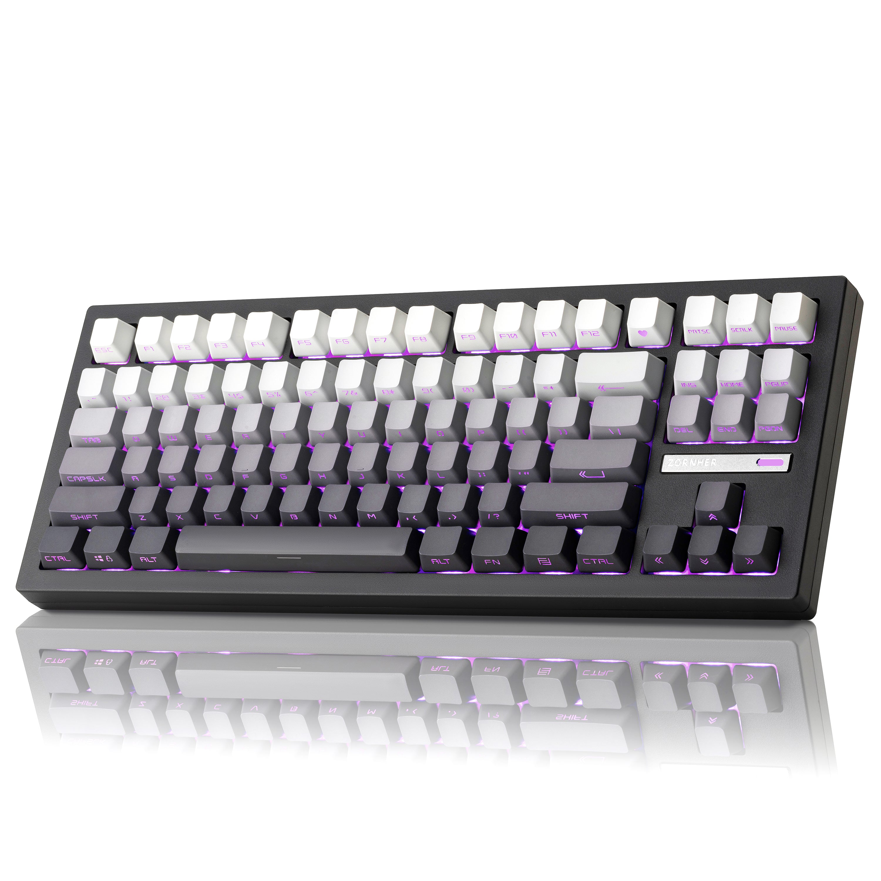 Zornher ZH870 ディップダイプロセスワイヤレスゲーミングメカニカル