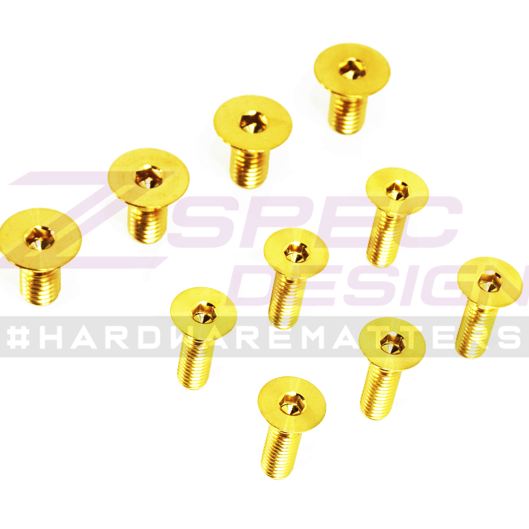 ZSPEC Fastener Kit, Door Jams Area for Nissan 300zx Z31, Titanium