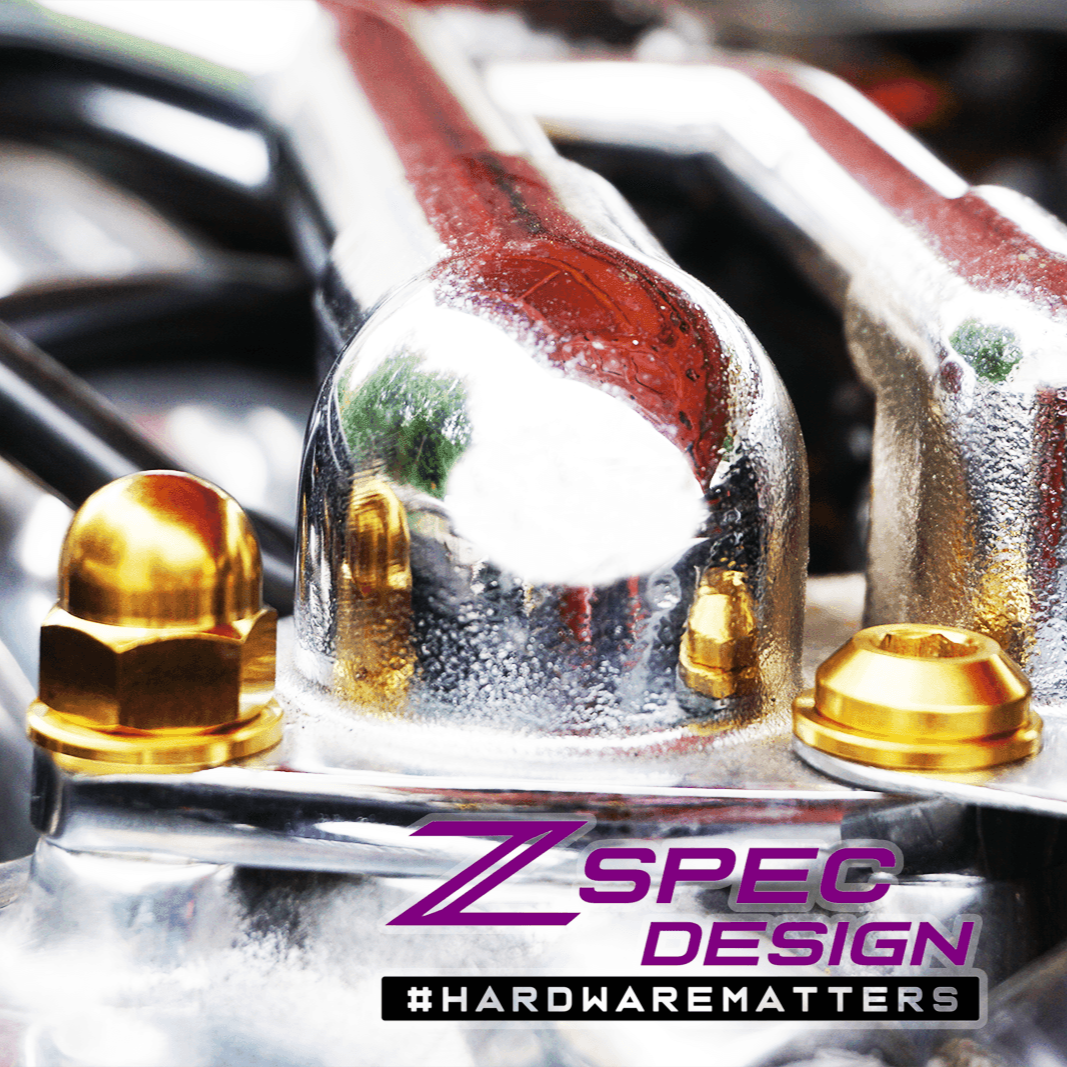 ZSPEC Stage 2 Dress Up Bolts® Hardware Kit, Nissan 300zx Z32, Titanium
