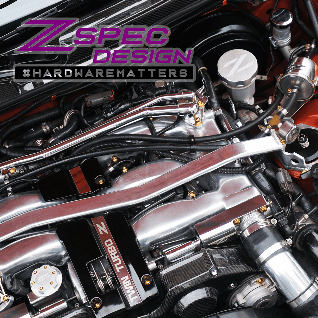 ZSPEC Stage 2 Dress Up Bolts® Hardware Kit, Nissan 300zx Z32, Titanium