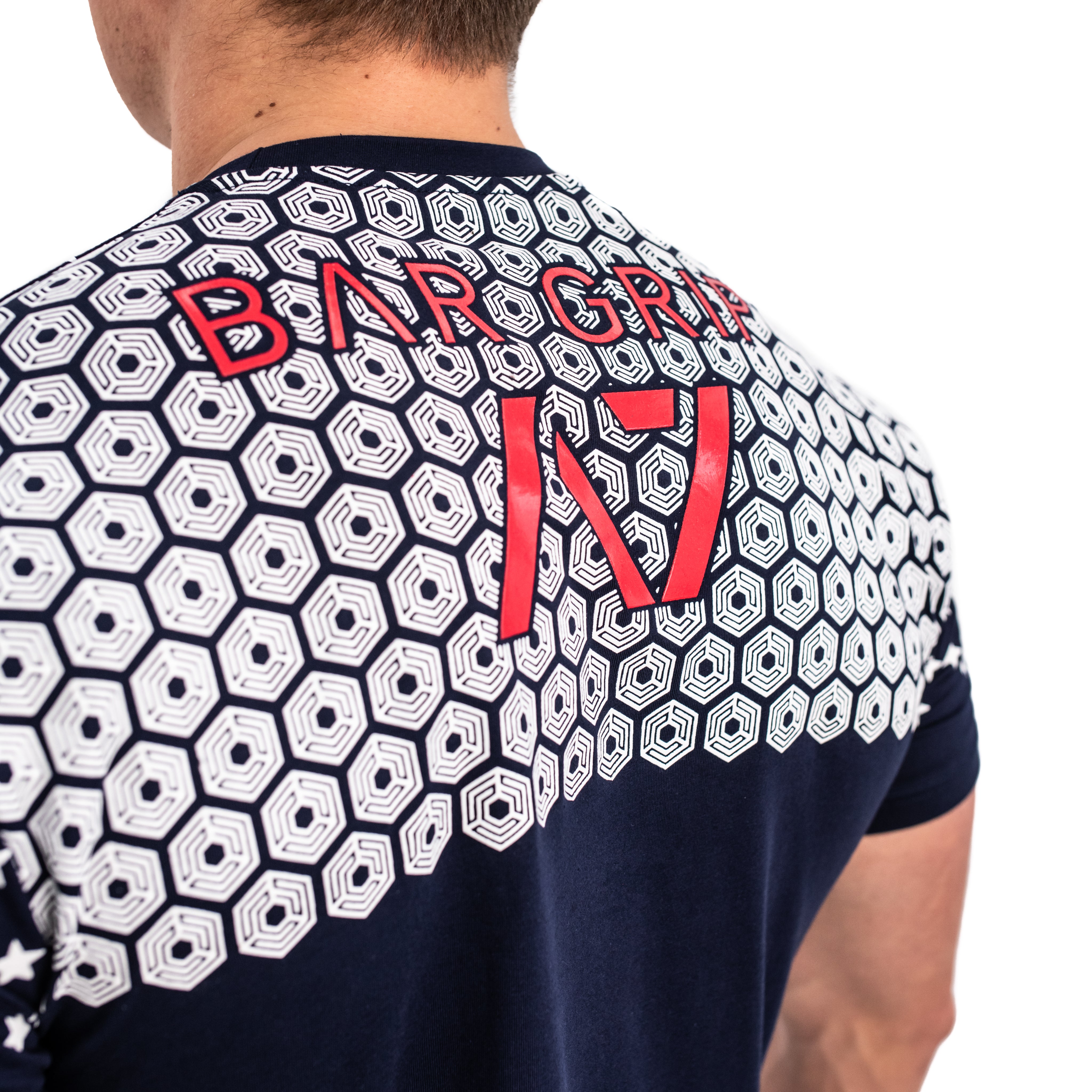 A7 BAR GRIP アメリカ国旗デザイン Tシャツ Lサイズ Patriot True-Fit