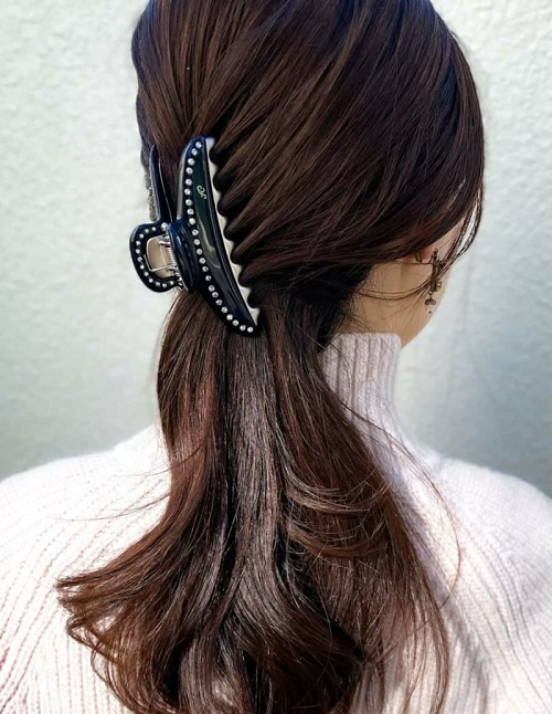 acca ヘアクリップ マーブル