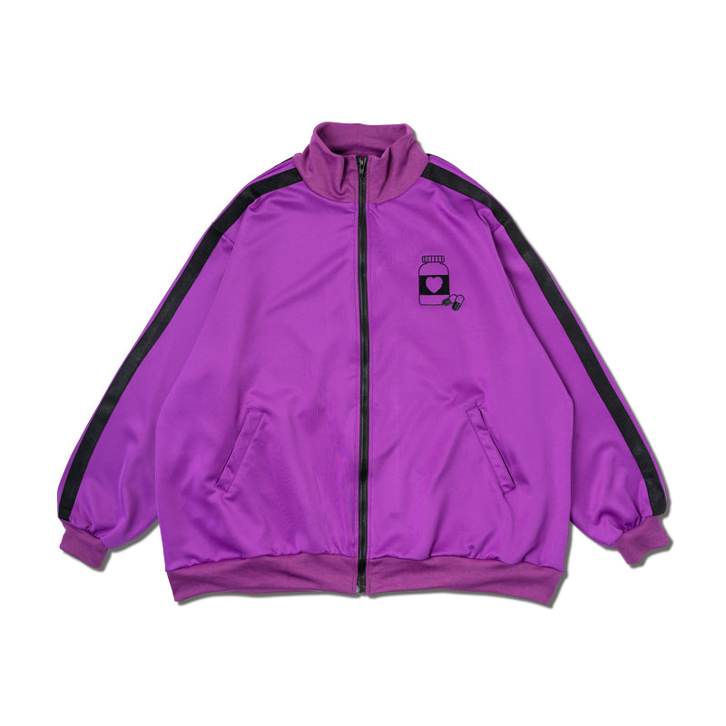 Blood Pack/Pill Bottle Jersey Jacket Purple (Men Ver.) – ACDC RAG