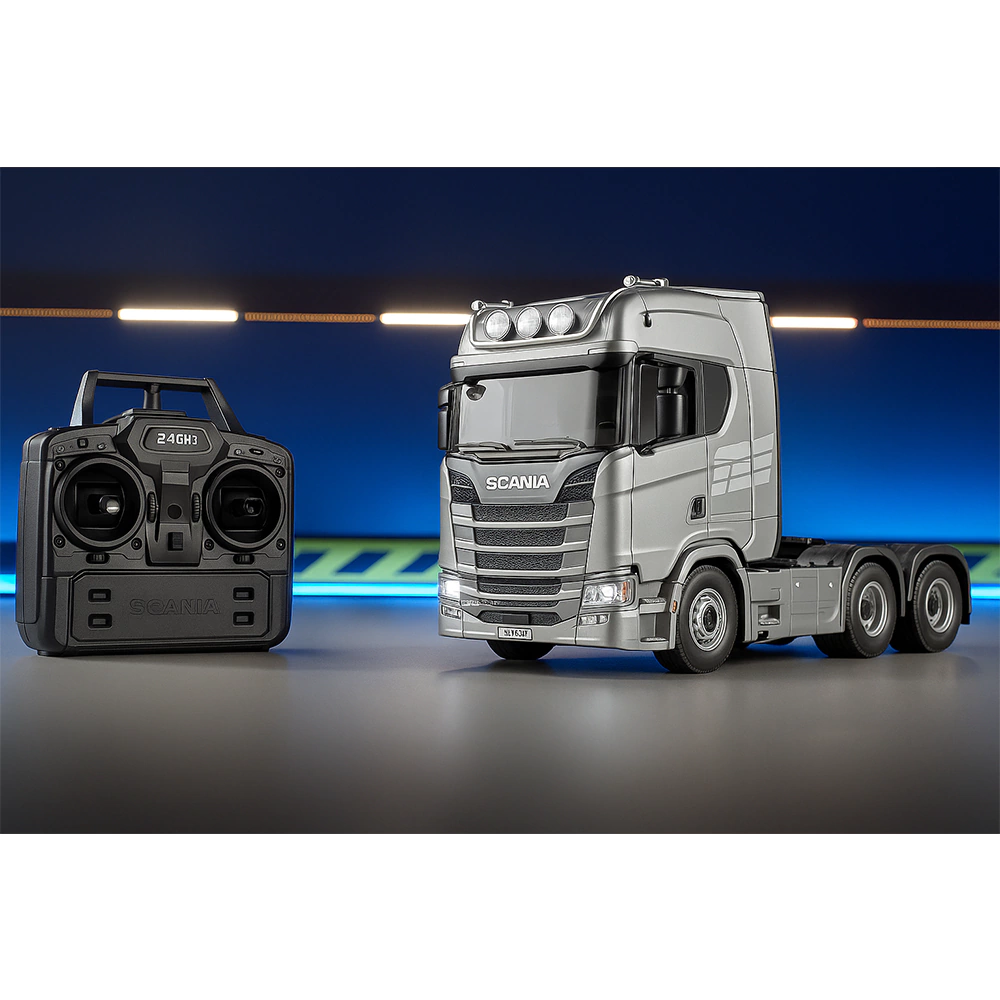 Caminhão RC 1/18 Scania 770S 6x4 com Luzes e Sons