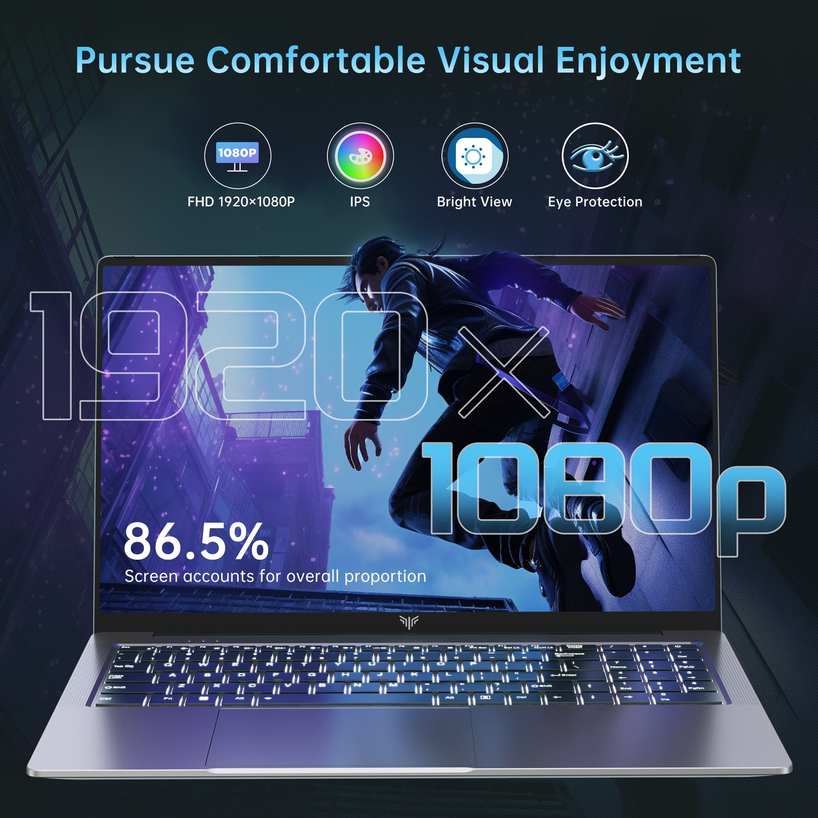 ACEMAGIC AX16 Pro AMD Ryzen 7 5700U Laptop with 16.1
