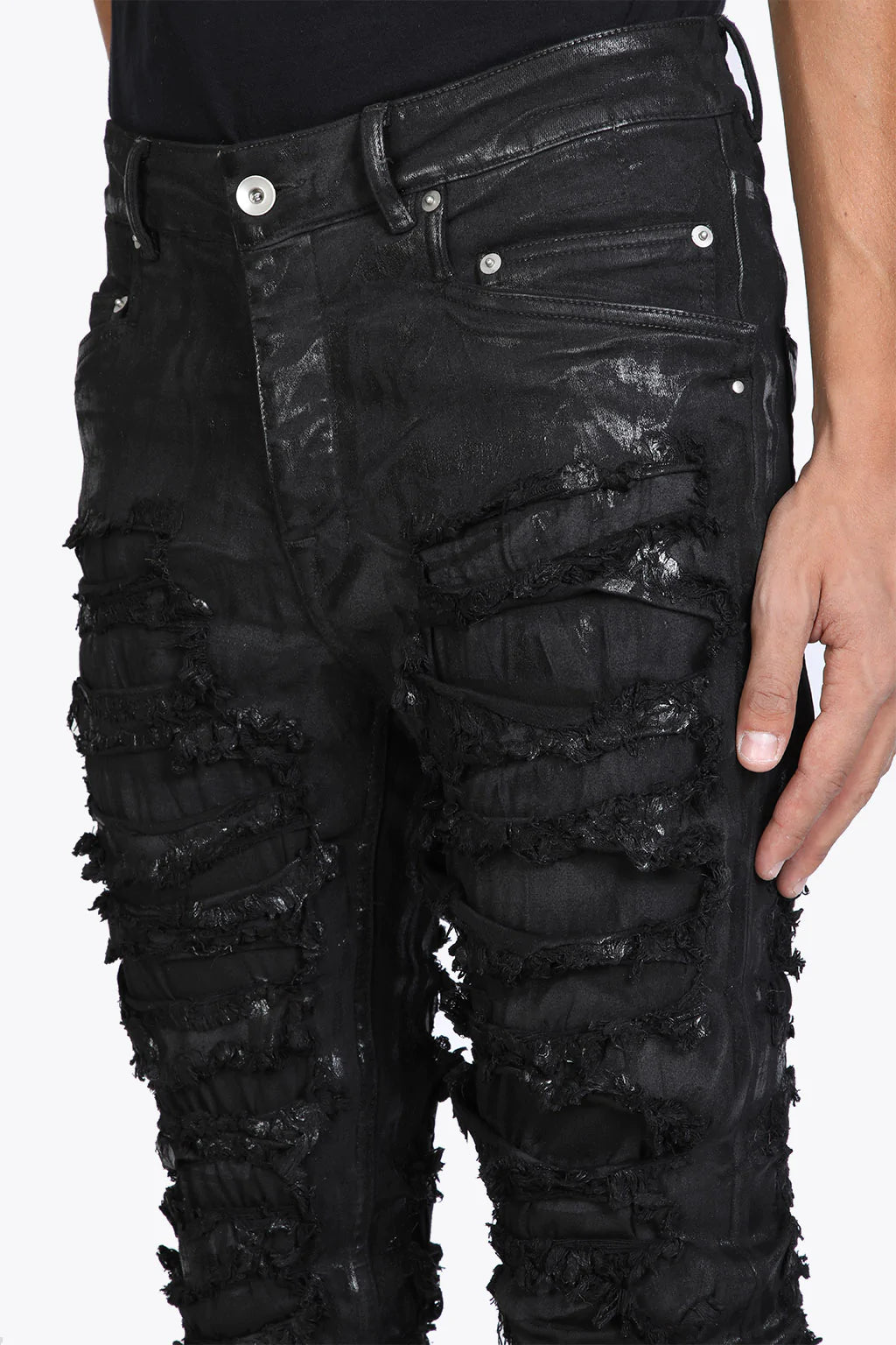 Rick Owens drkshdw Slashed Tyrone Jeans – Acroera