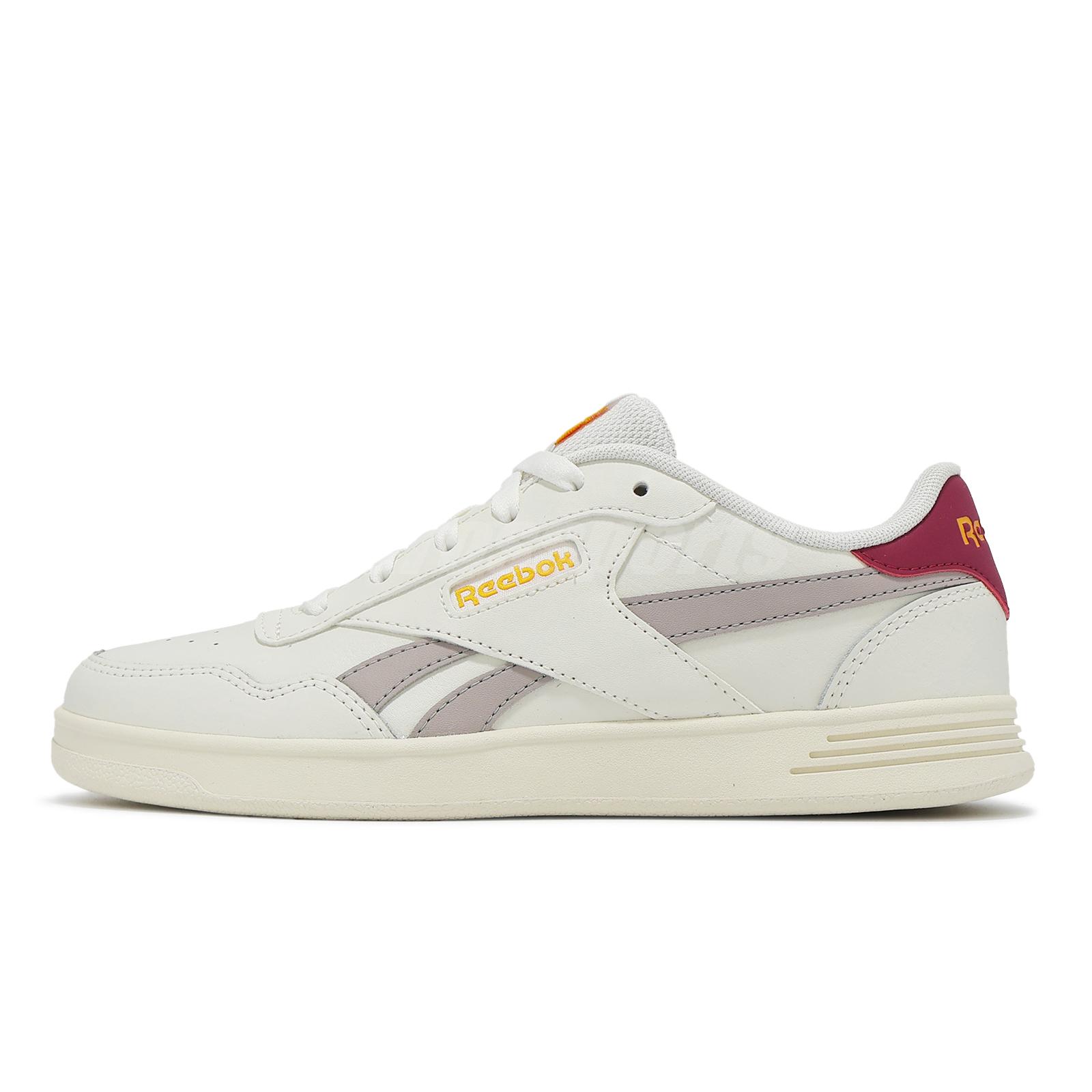 Reebok Court Advance Chalk Brown Red Women Casual Lifestyle Shoes