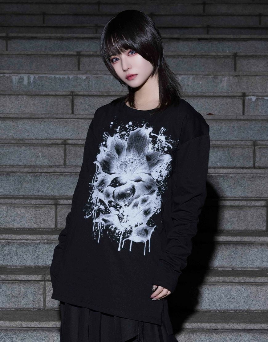 DimMoire【ディムモアール】救済の十字ガーゼトップス/Black