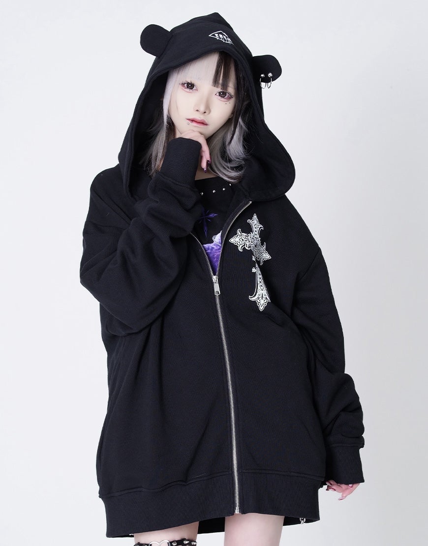 DimMoire【ディムモアール】ニットジャージトップス/Black
