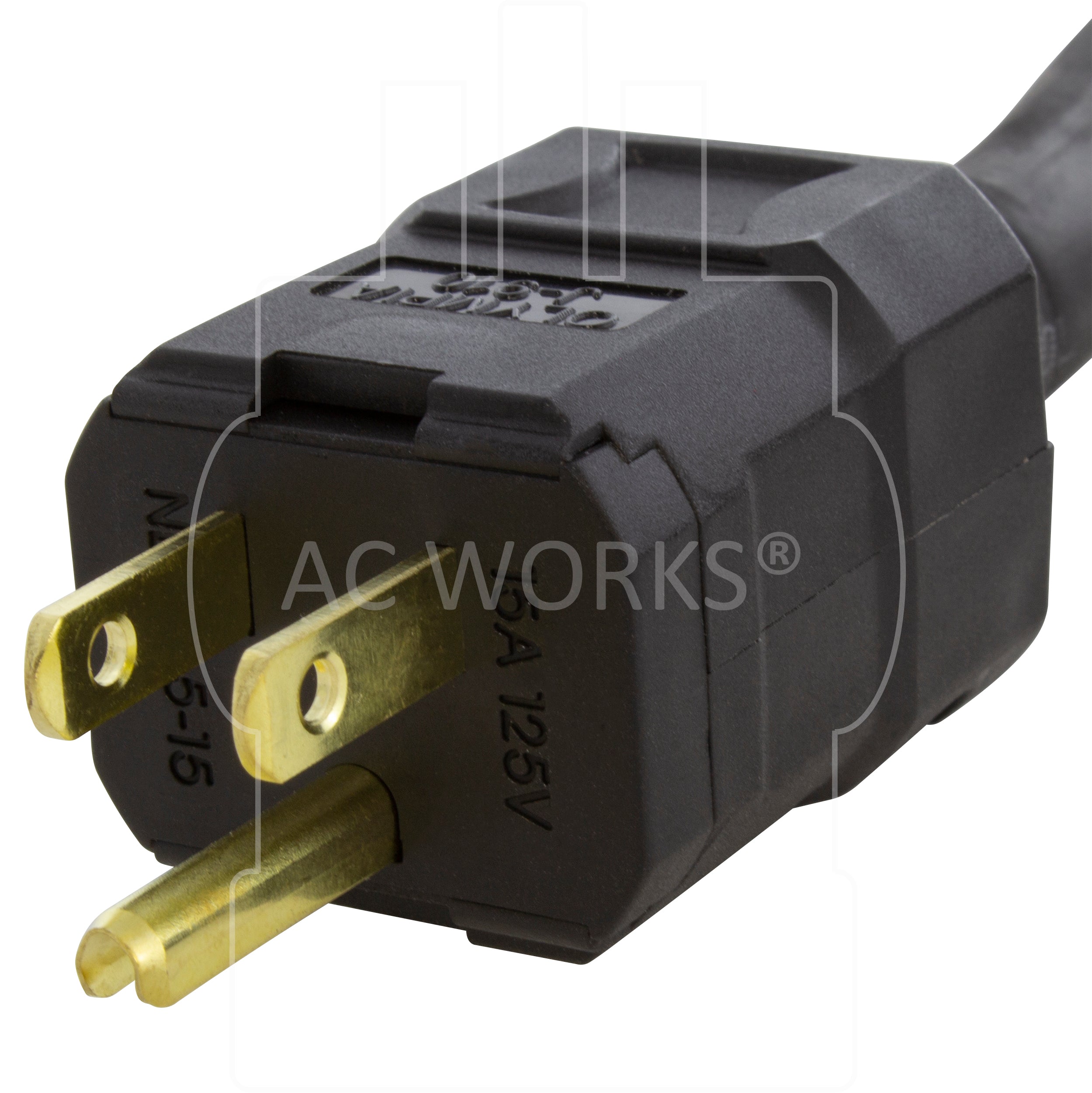 A NEMA 5-15 Heavy Duty Outdoor Rubber Extension Cord 15A 125V – AC