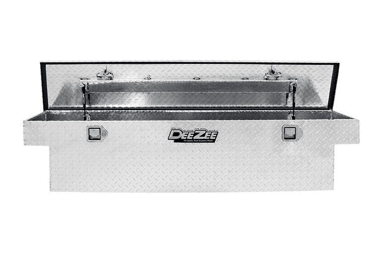 Dee Zee Single Lid Crossover Truck Tool Box; Aluminum - American