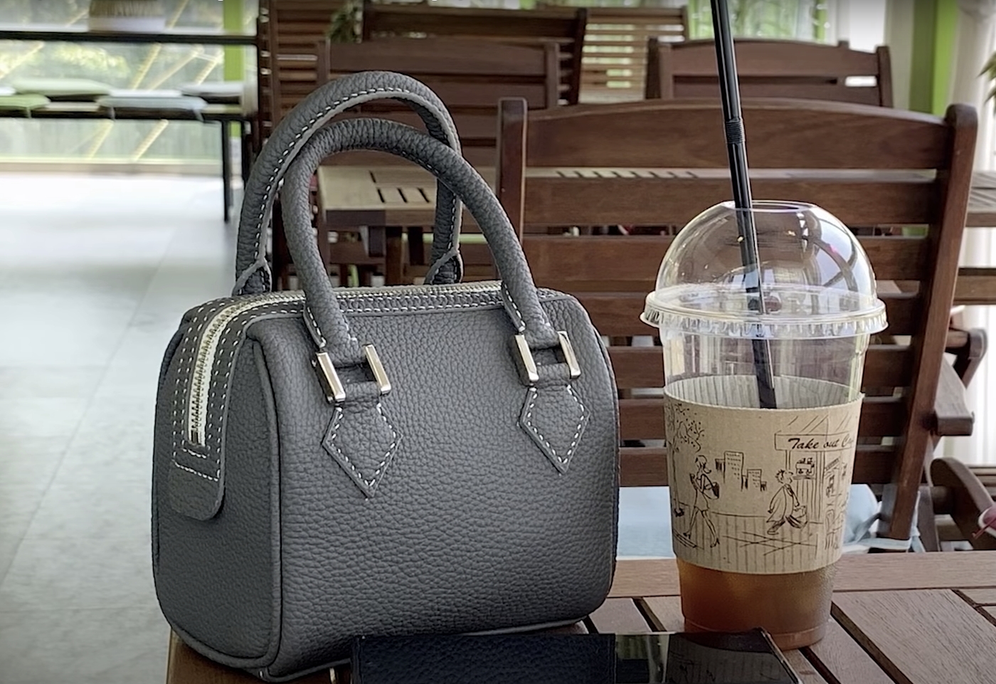 Treat Urself♡quilting boston mini bag バッグ Treat urself