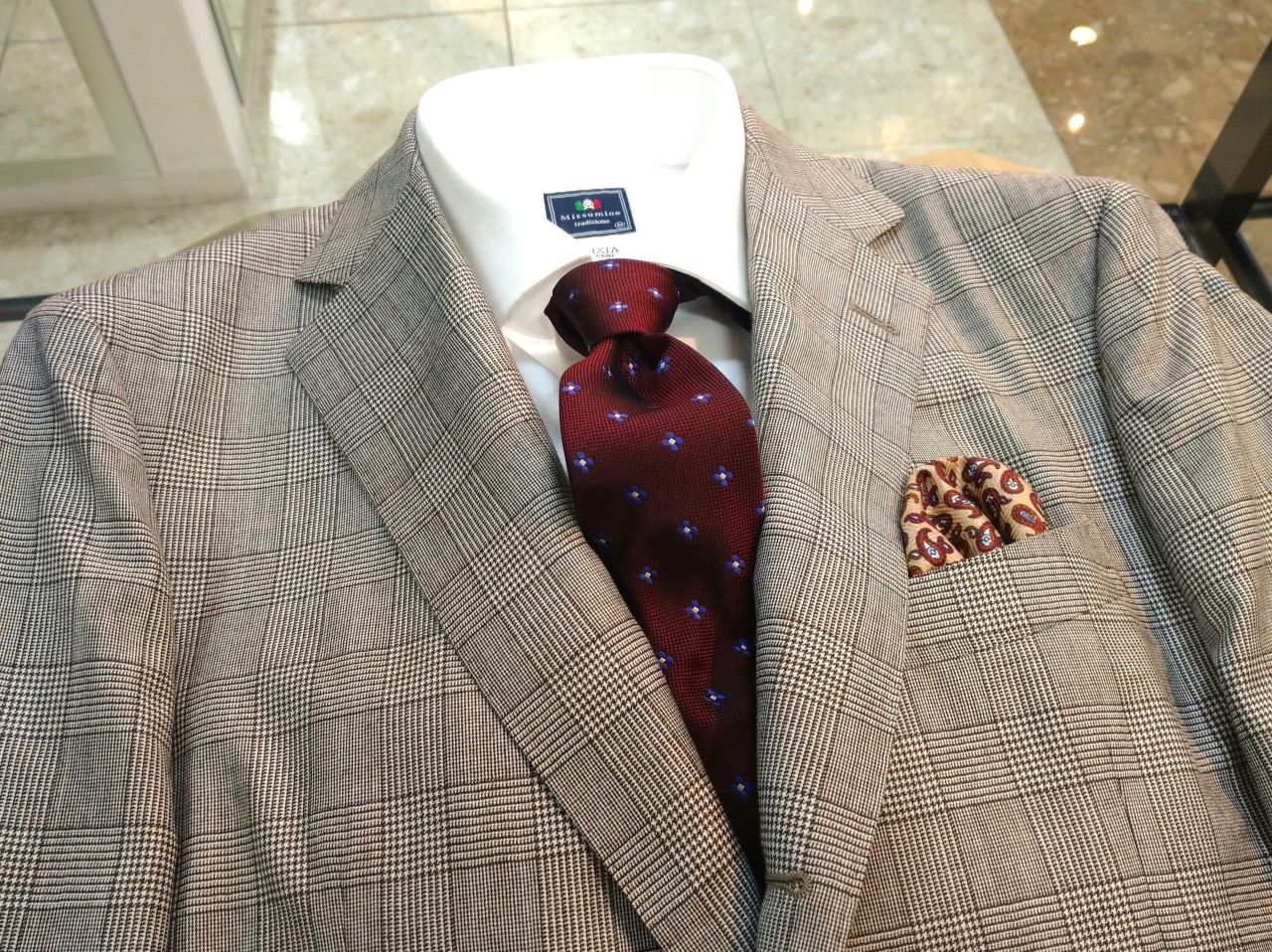 ☆Loro Piana glen check Suit☆｜Mitsumine｜Staff Blog｜Mitsumine