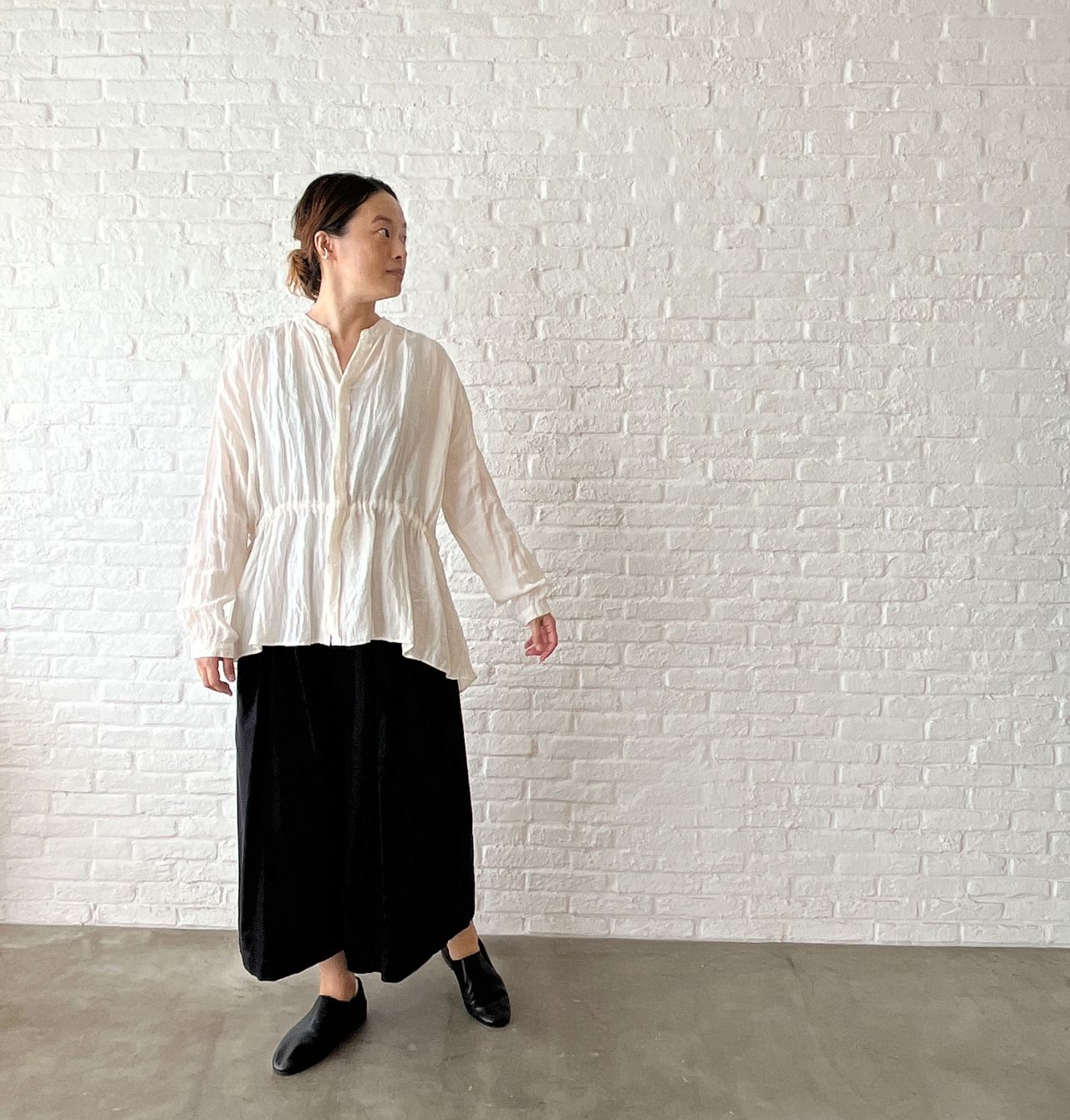 60リネンちりめん加工 ジャケット | pas de calais Online | pas de