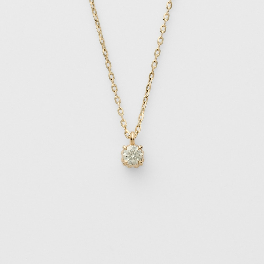 K10ダイヤモンドネックレス（0.05ct）｜ネックレス｜アガット 公式