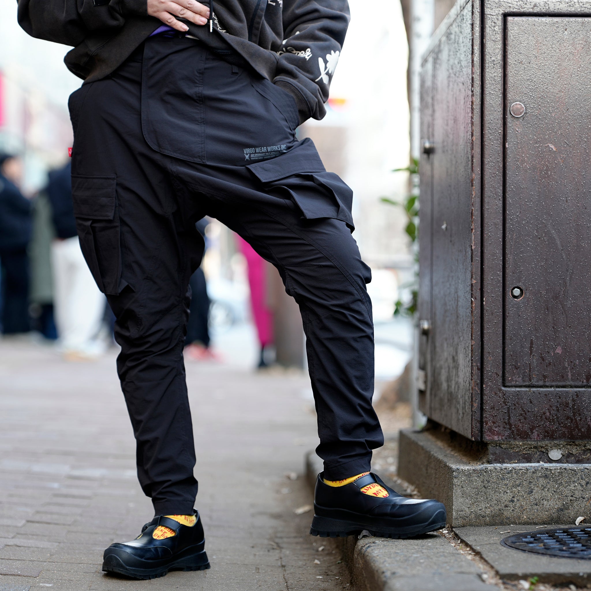 VG-PT-432_black | Grapping cargo {CORDURA} | Black【VIRGOwearworks