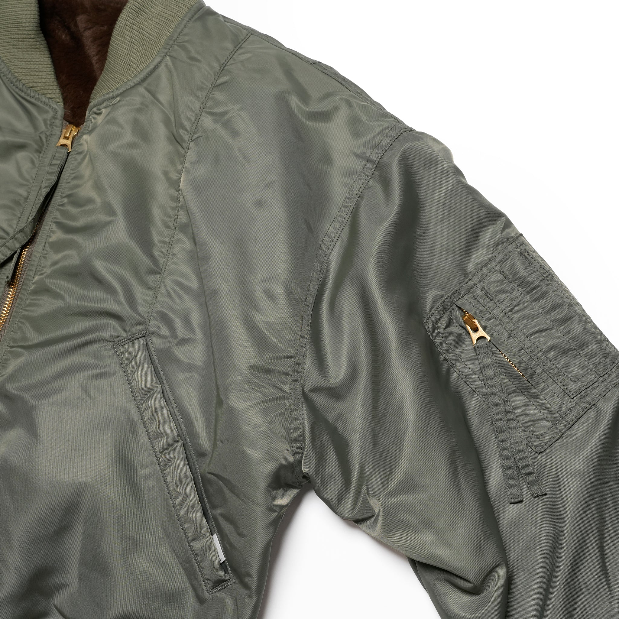 WIDE SQUARE MA-1 | Color_Olive | No_mil25fjk3240_olive【KHA:KI_