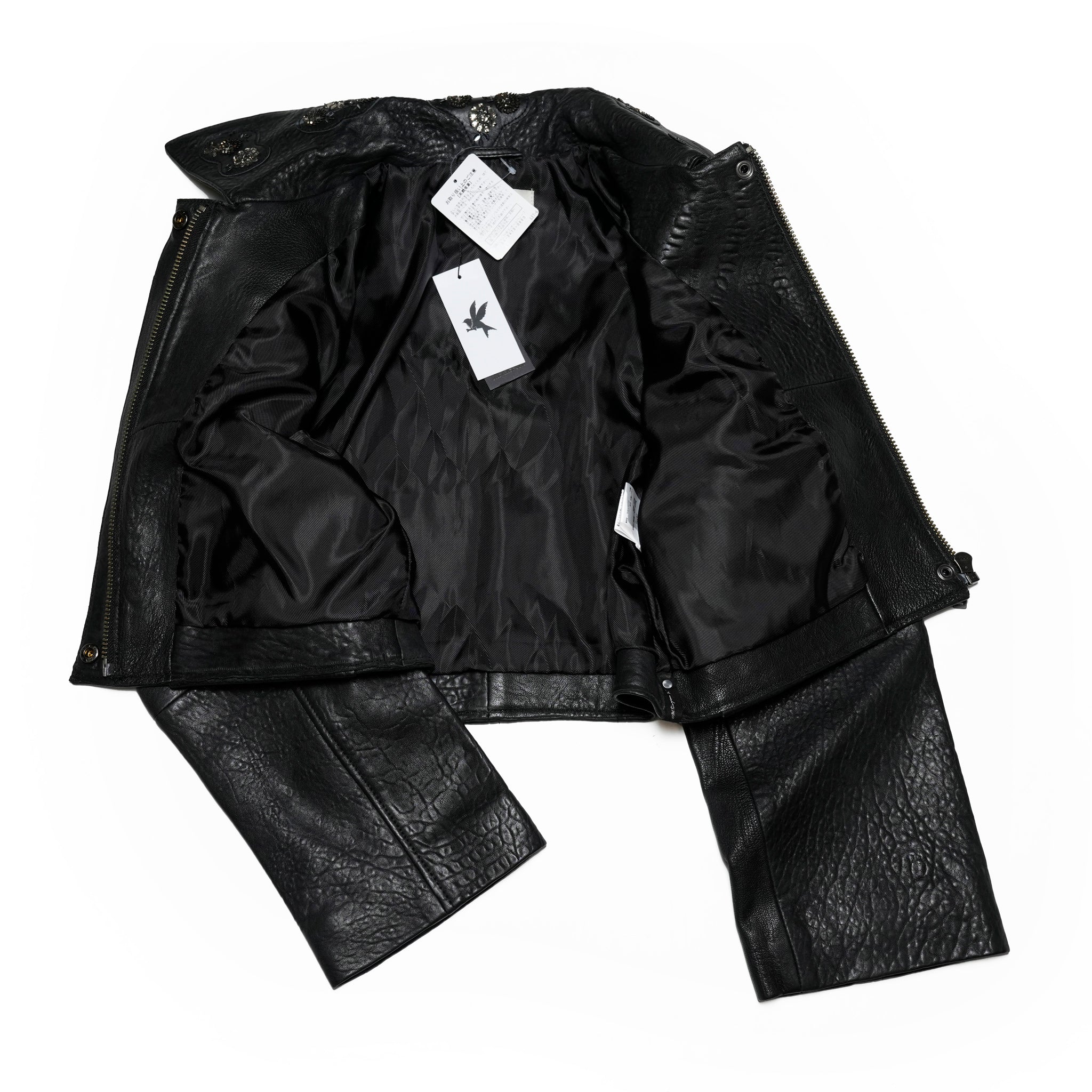 26773_BLACK | MATADOR LEATHER CROPPED JACKET | Color:Black【ONE
