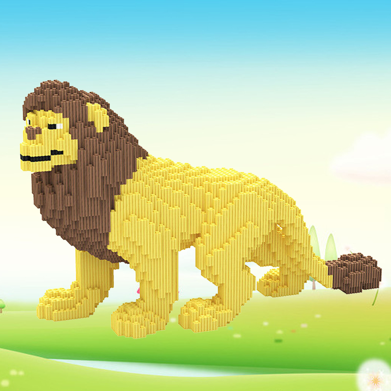 Xinz 8008 Yellow Male Lion - LOZ Blocks Official Store