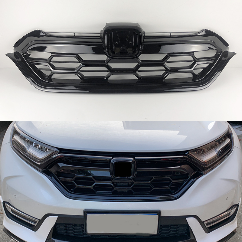 ホンダcrv 2017 2018 2019用のクロームメッキフロントグリル,カー