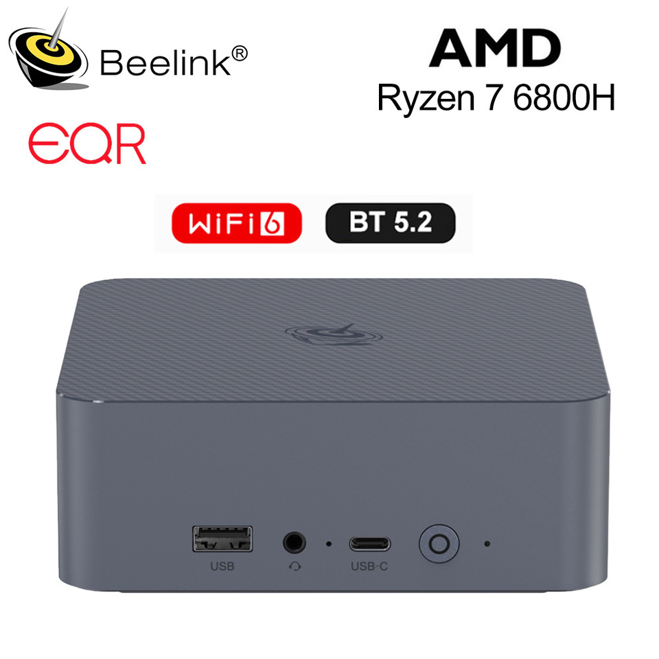 Beelink EQR7 R7 7735HS EQR6 R5 6600U R7 6800U/H ミニPC AMD DDR5