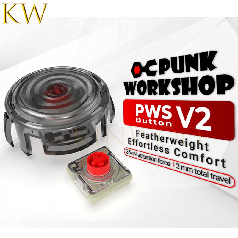 Punk Workshop Original PWS Blaze Button With Mute Microswitch For