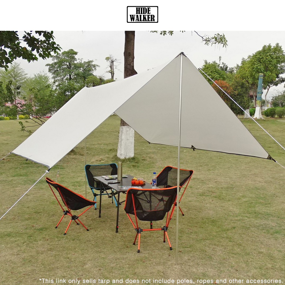 Outdoor Waterproof Tarp 3x3 3x4 3x5 Sunshade Camping Canopy with