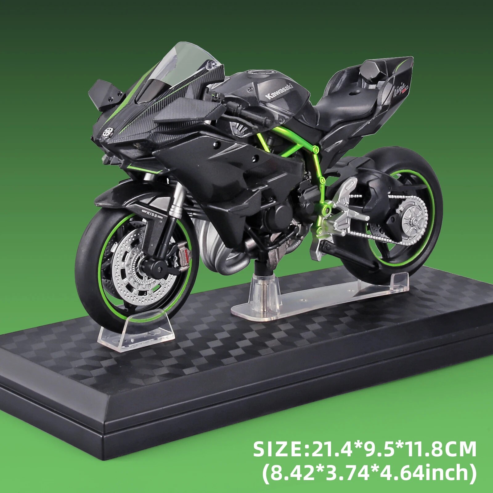 CCA 1:12 Scale Die Cast Motorcycle Model for Kawasaki Ninja H2R