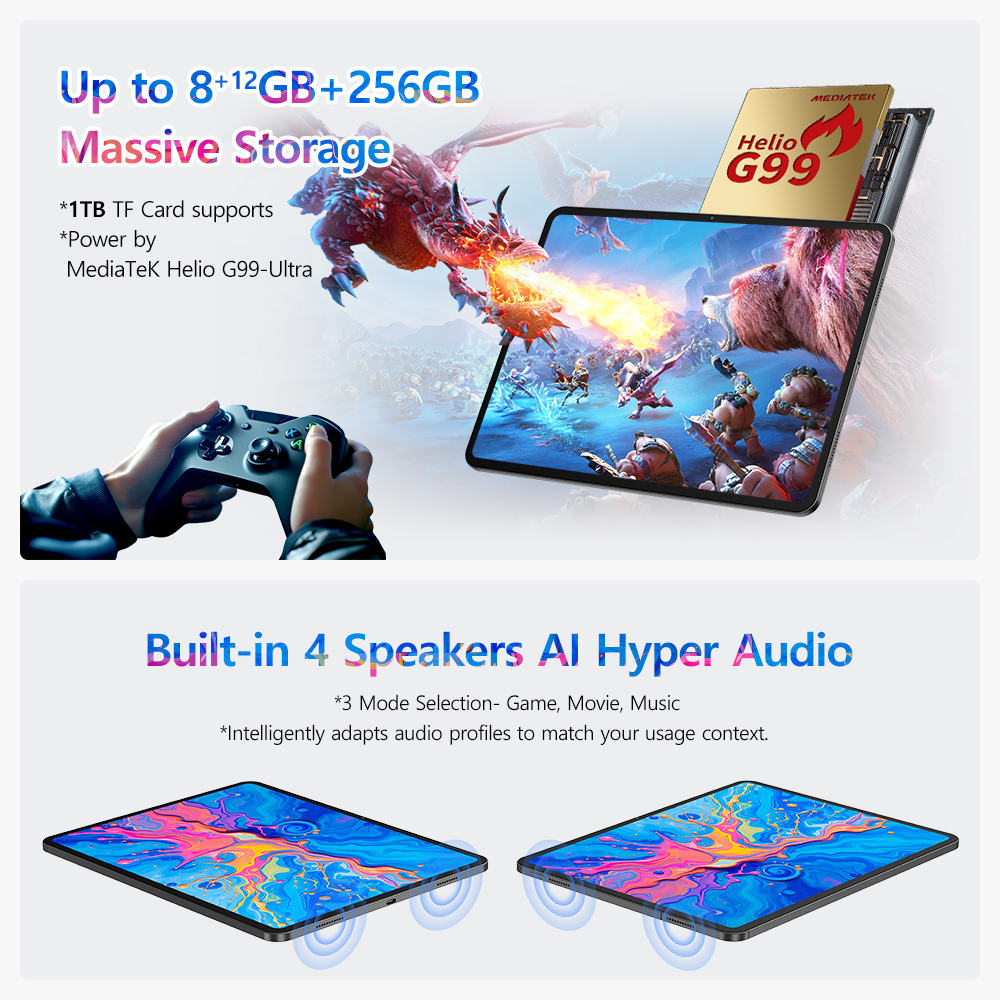 Teclast ArtPad Pro 12.7インチ 2.2Kディスプレイ 8GB(+12G) 256GB