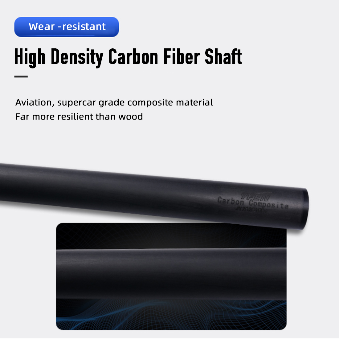 YFen Series Carbon Fiber Pool Cue Stick Professional Billiards