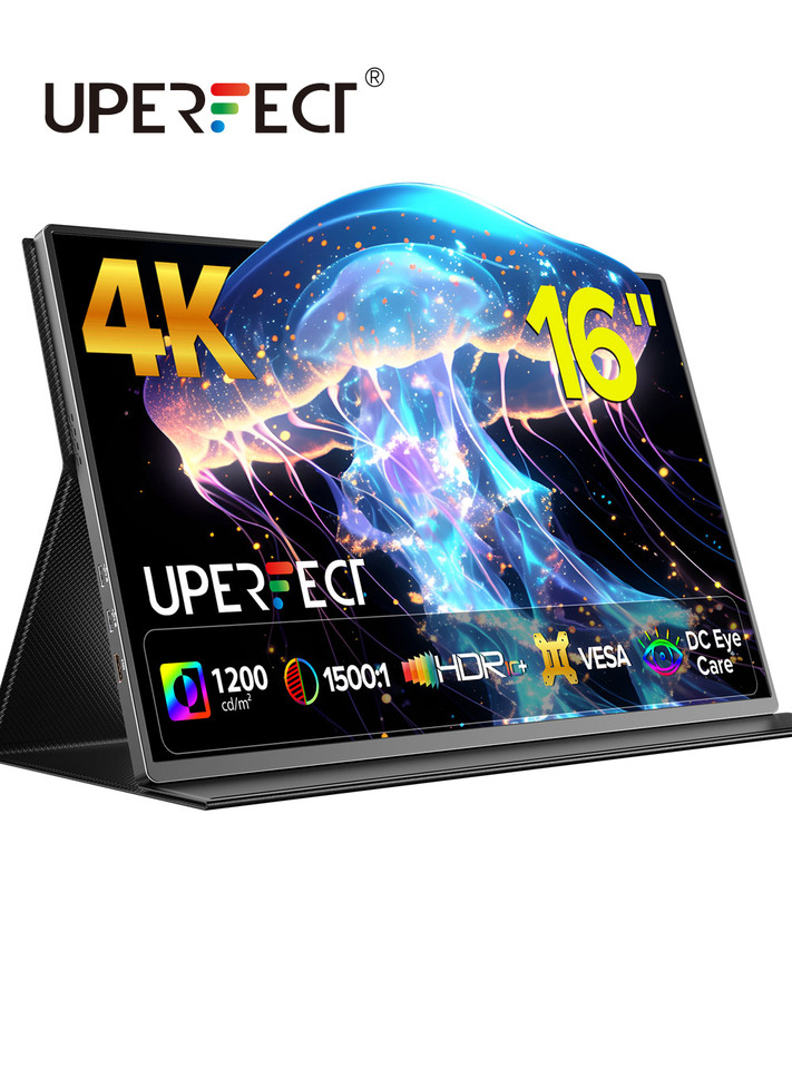 UPERFECT 16インチ 4K UHD ポータブルモニター 16:10 3840*2400P