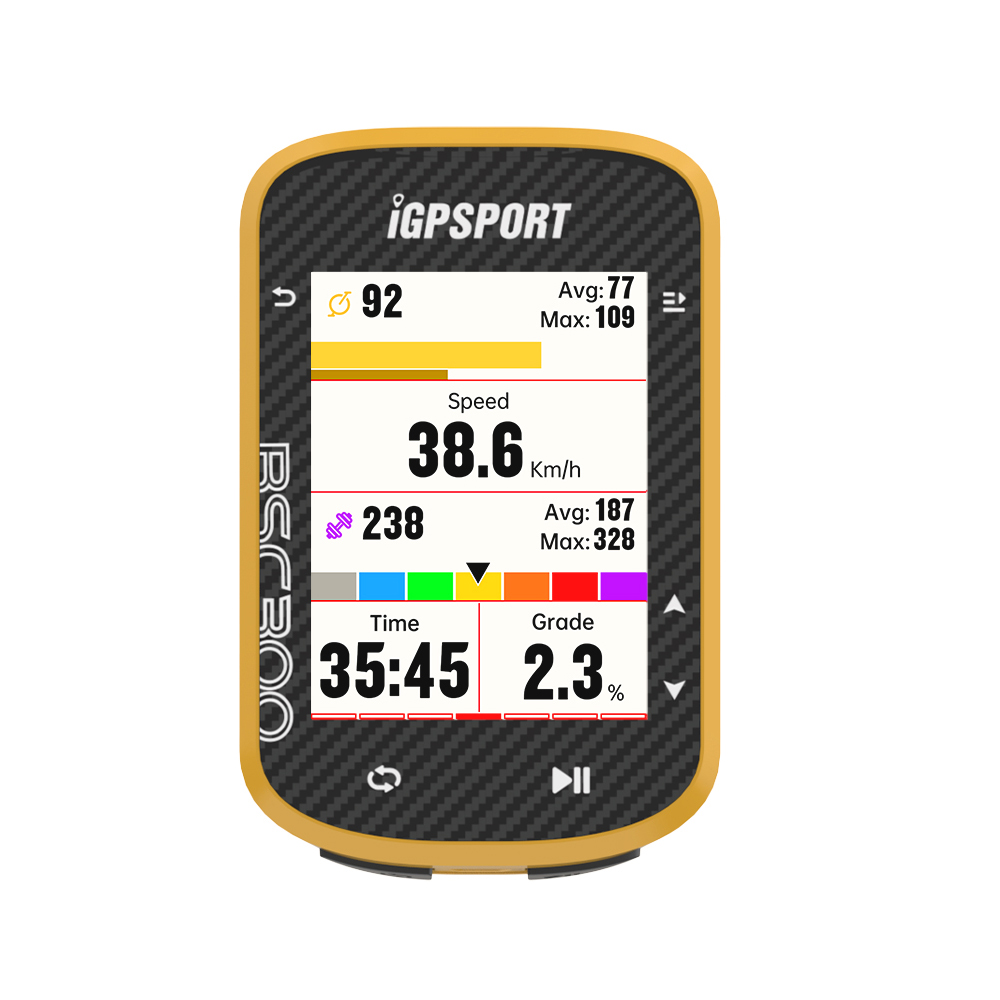iGPSPORT BSC300 GPSバイクコンピューター サイクリング ワイヤレス