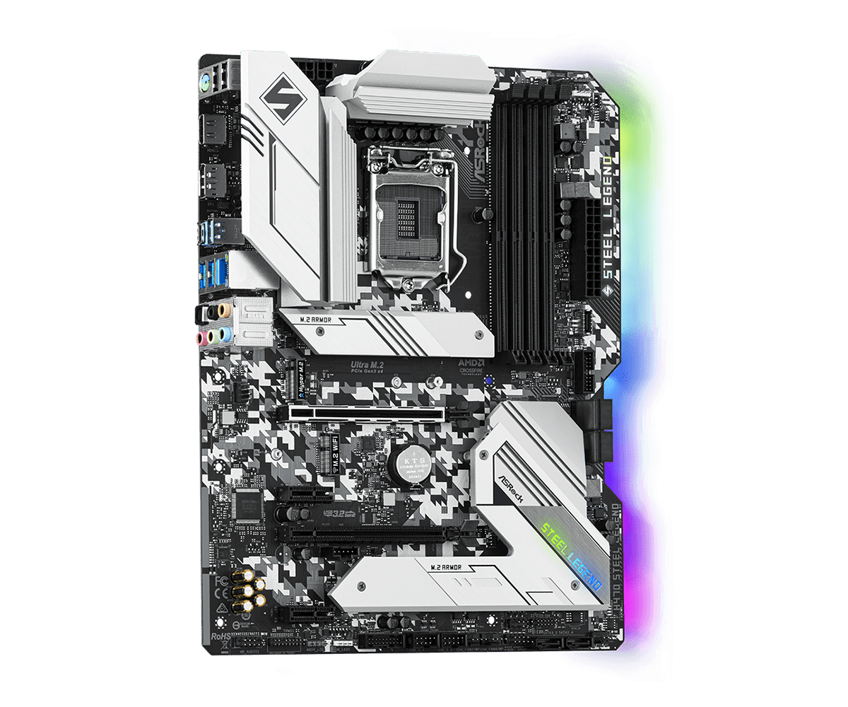 ASRock H470 Steel Legend Motherboard Intel H470 LGA 1200 support